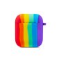 Rainbow Pride Silikon Rainbow H&uuml;lle f&uuml;r AirPods 1 und 2 - pastell