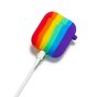 Rainbow Pride Silikon Rainbow H&uuml;lle f&uuml;r AirPods 1 und 2 - pastell
