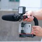 Ulanzi Videostabilisator Film Triple Cold Shoe Grip Stabilizer Smartphone-Kamera - Schwarz