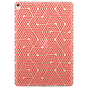 Just in Case Slim TPU Red Pattern Cover f&uuml;r iPad 10.2 (2019 2020 2021) - Transparent
