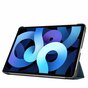 Just in Case Smart Tri-Fold Cover Kompatibel mit iPad Air 4 10.9 2020 &amp; iPad Air 5 2022 - Blau und Schwarz