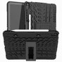 Just in Case Rugged Hybrid PU und TPU Cover f&uuml;r iPad Air 4 10.9 2020 &amp; iPad Air 5 2022 - Schwarz