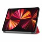Just in Case Smart Tri-Fold Kunstleder Cover Kompatibel mit iPad Pro 11 (2018 2020 2021 2022) - rot