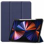 Just in Case Smart Tri-Fold Kunstlederh&uuml;lle Kompatibel mit iPad Pro 12.9 (2021 2022) - Blau