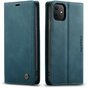 Caseme Slim Retro Geldb&ouml;rse Kunstleder H&uuml;lle f&uuml;r iPhone 11 - Blau