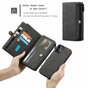 Caseme Luxe XL Wallet Spaltlederh&uuml;lle Kompatibel mit iPhone 13 - Schwarz