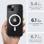 Spigen Ultra Hybrid Magnetic Ring TPU mit Air Cushion H&uuml;lle Kompatibel mit iPhone 13 - transparent