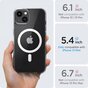 Spigen Ultra Hybrid Magnetic Ring TPU mit Air Cushion H&uuml;lle Kompatibel mit iPhone 13 mini - transparent