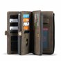 Caseme Luxe XL Wallet Spaltlederh&uuml;lle Kompatibel mit iPhone 13 Pro - braun