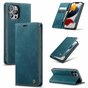 Caseme Slim Retro Wallet Kunstlederh&uuml;lle Kompatibel mit iPhone 13 Pro Max - Blau