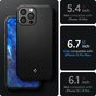 Spigen Armor Magnetic Ring TPU mit Air Cushion H&uuml;lle Kompatibel mit iPhone 13 Pro Max - Schwarz