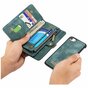 Caseme Retro Wallet Spaltlederh&uuml;lle f&uuml;r iPhone 7, iPhone 8 und iPhone SE 2020 SE 2022 - blau