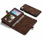 Caseme Retro Wallet Spaltlederh&uuml;lle f&uuml;r iPhone 7, iPhone 8 und iPhone SE 2020 SE 2022 - braun