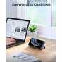 Aukey Wireless Charging Qi Powerbank 10.000mAh (Schwarz) - PB-WL02