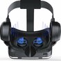 VR SHINECON Virtual Reality Brille mit Kopfh&ouml;rer f&uuml;r 4-6 Zoll Smartphones - Schwarz