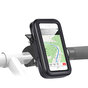 Xqisit Handyhalter Fahrradhalter Fahrradlenker Standard Smartphone Cover 6,5 Zoll - Schwarz