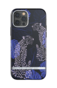 Richmond &amp; Finch Blue Cheetah Leaves Cheetah Case iPhone 12 und iPhone 12 Pro - Blau