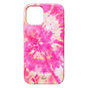 Laut Huex Tie Dye H&uuml;lle Kompatibel mit iPhone 12 und iPhone 12 Pro - Pink