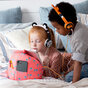 Planet Buddies Eule Tablet-Kissenst&auml;nder Sitzsack Kompatibel mit iPad-Halter - Pink