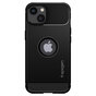 Spigen Rugged Armor TPU mit Air Cushion Carbonfaser-H&uuml;lle Kompatibel mit iPhone 13 - Schwarz