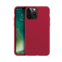 Xqisit Silikonh&uuml;lle Anti Bac PC und Silikonh&uuml;lle Kompatibel mit iPhone 13 Pro - Rot