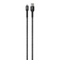Laut robustem USB-A MFi-Ladekabel Lightning-Kabel 120 cm - Schwarz