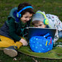 Planet Buddies Wal Tablet Kissenst&auml;nder Sitzsack iPad Halter - Blau
