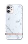 Richmond &amp; Finch White Marble Marble H&uuml;lle f&uuml;r iPhone 12 Mini - Weiss
