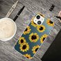 Sunflower TPU H&uuml;lle mit Sonnenblumen f&uuml;r iPhone 14 Plus - transparent und gelb