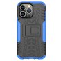 Stossfester St&auml;nder aus rutschfestem Kunststoff und TPU f&uuml;r iPhone 14 Pro - blau