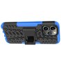 Stossfester St&auml;nder aus rutschfestem Kunststoff und TPU f&uuml;r iPhone 14 Pro Max - blau