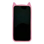 S&uuml;sse Katze Silikonh&uuml;lle f&uuml;r iPhone 14 Pro - pink