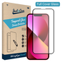 Just in Case Full Cover Tempered Glass f&uuml;r iPhone 13 Pro und iPhone 13 - geh&auml;rtetes Glas