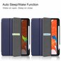 Just in Case Trifold Case mit Stiftschlitz-Abdeckung, Kompatibel mit iPad Pro 12,9 Zoll 2020 - blau