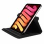Just in Case Rotating 360 Case Cover Kompatibel mit iPad mini 6 (2021) &amp; iPad mini 7 (2024) - Schwarz