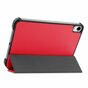 Just in Case Trifold Case Cover Kompatibel mit iPad mini 6 (2021) &amp; iPad mini 7 (2024) - rot