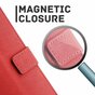 Just in Case Wallet Case Kompatibel mit iPhone 12 Pro Max - rot