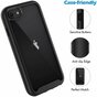 Just in Case 360 Full Cover Defense Case Kompatibel mit iPhone SE 2020 und iPhone SE 2022 - Schwarz