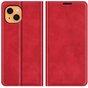 Just in Case Wallet Case Magnetische H&uuml;lle Kompatibel mit iPhone 13 - Rot