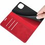 Just in Case Wallet Case Magnetische H&uuml;lle Kompatibel mit iPhone 13 - Rot