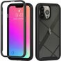 Just in Case 360 Full Cover Defense Case Kompatibel mit iPhone 13 Pro Max - Schwarz