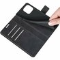 Just in Case TPU Wallet Case Magnetische H&uuml;lle Kompatibel mit iPhone 13 Pro - Schwarz