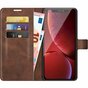 Just in Case TPU Wallet Case Magnetische H&uuml;lle f&uuml;r iPhone 13 Pro Max - braun