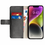 Just in Case Wallet Case Kompatibel mit iPhone 14 - Schwarz