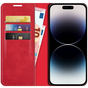 Just in Case Wallet Case Magnetische H&uuml;lle f&uuml;r iPhone 14 Pro - rot