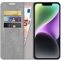 Just in Case Wallet Case Magnetische H&uuml;lle f&uuml;r iPhone 14 Plus - grau