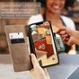 Caseme Retro Wallet Case Kompatibel mit iPhone 14 - braun