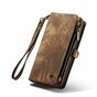 Caseme Vintage Wallet Case f&uuml;r iPhone 14 - Braun