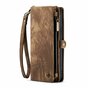 Caseme Vintage Wallet H&uuml;lle Kompatibel mit iPhone 14 Plus - braun