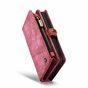 Caseme Vintage Wallet Case f&uuml;r iPhone 14 Pro Max - rot